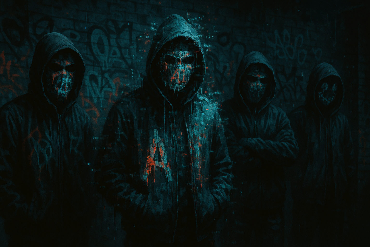 Graffiti styled pack illustration